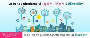 #socialcity Bari: con la fibra di OF il mondo è a portata di mano 